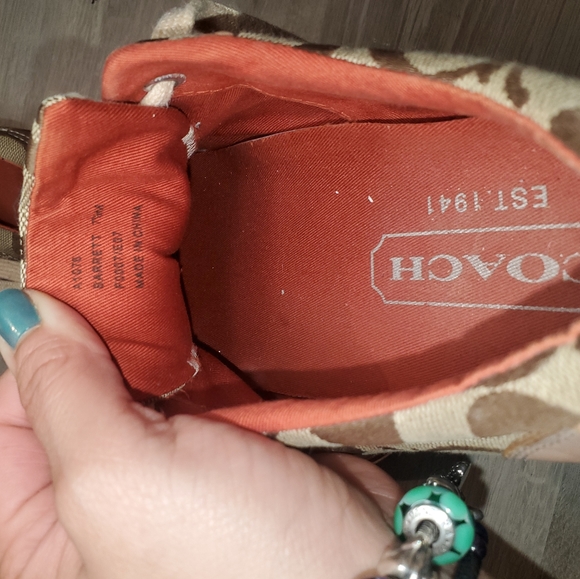 Women's coach sneakers size 7.5 - Picture 11 of 14